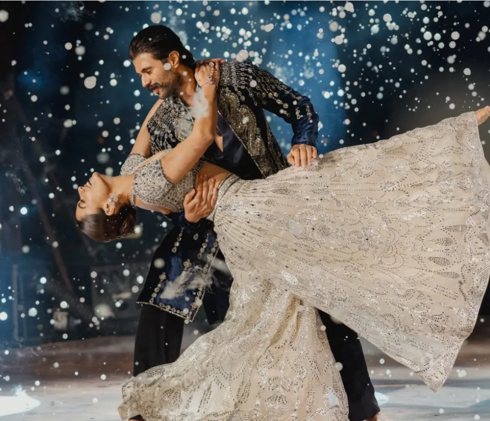 ರಶ್ಮಿಕಾ ಮಂದಣ್ಣ-ವಿಜಯ್ ದೇವರಕೊಂಡ ಸಂಗೀತ್ ಕಾರ್ಯಕ್ರಮದ ಸುಂದರ ಫೋಟೋಸ್