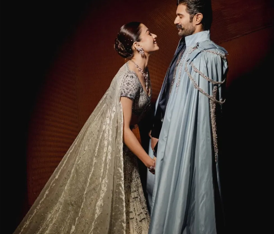 ರಶ್ಮಿಕಾ ಮಂದಣ್ಣ-ವಿಜಯ್ ದೇವರಕೊಂಡ ಸಂಗೀತ್ ಕಾರ್ಯಕ್ರಮದ ಸುಂದರ ಫೋಟೋಸ್